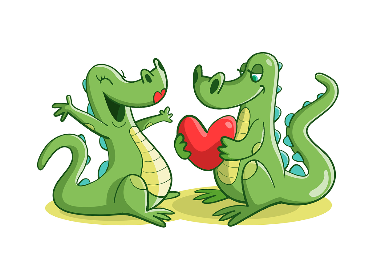 Two crocodiles