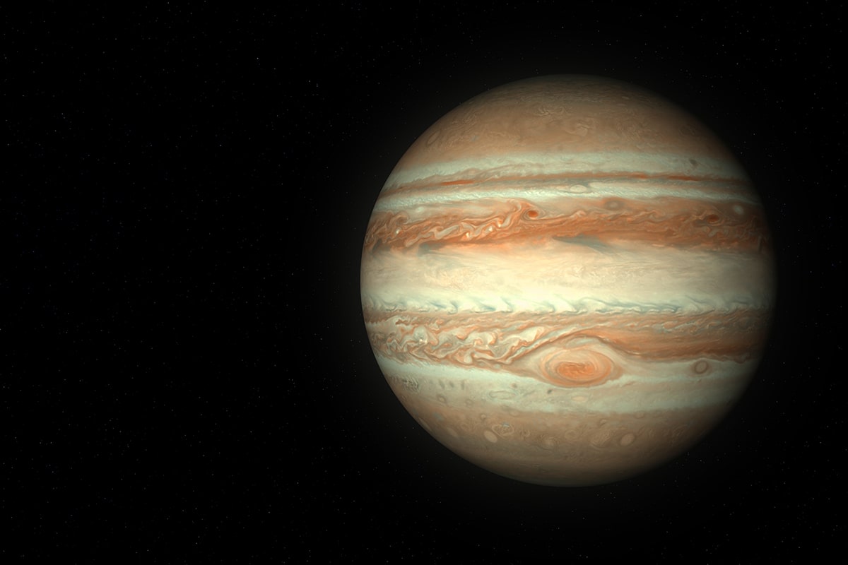 Verzameling feiten over de planeet Jupiter